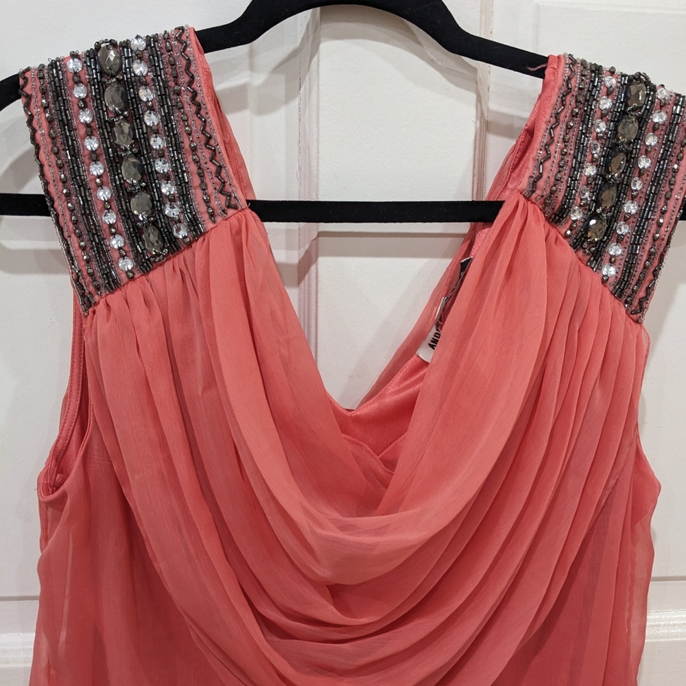 Chiffon evening dress